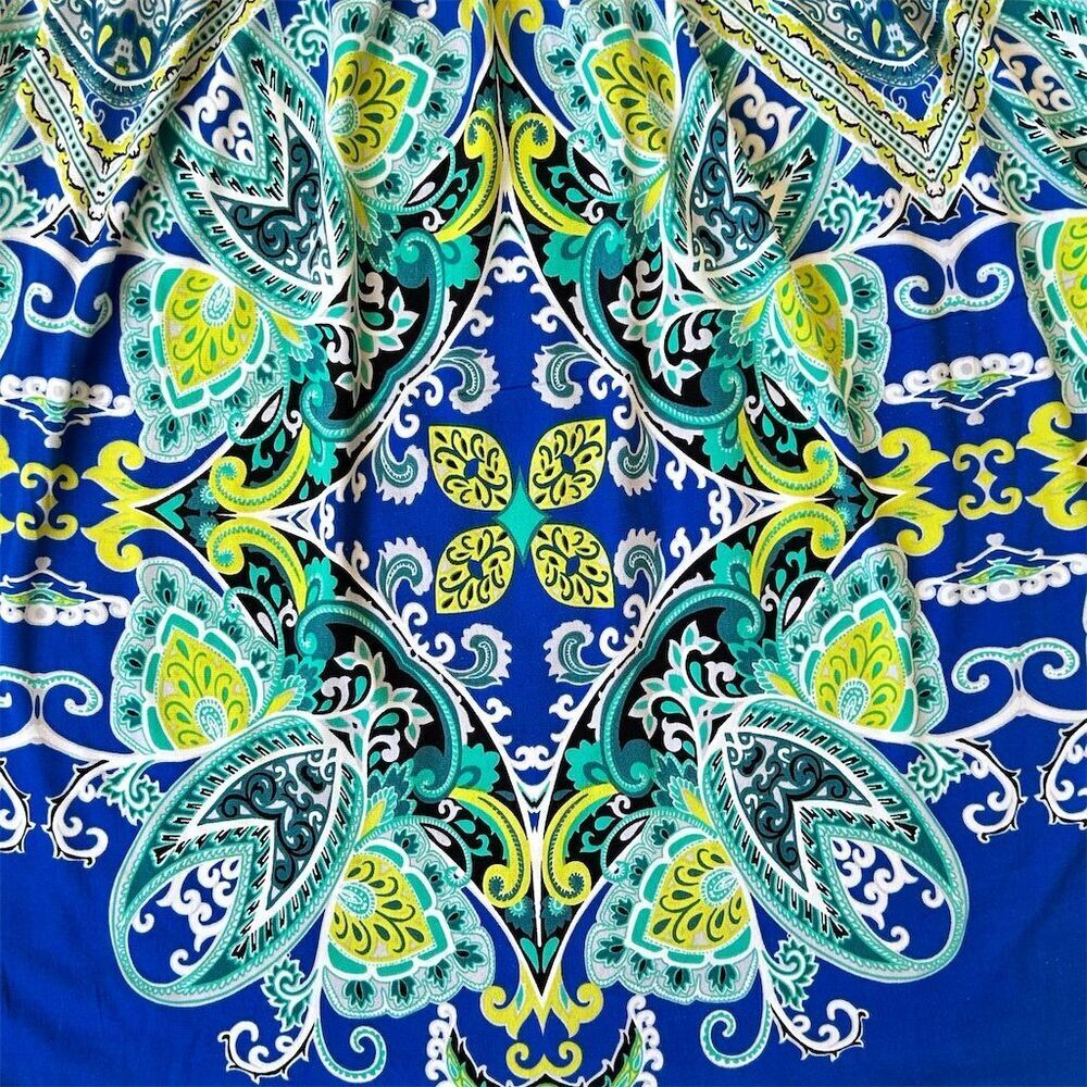 Madison Women's Paisley Tunic Blouse Multicolor Size S - Picture 5 of 8